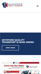 Mobile Screenshot of keystonequalitytransport.com